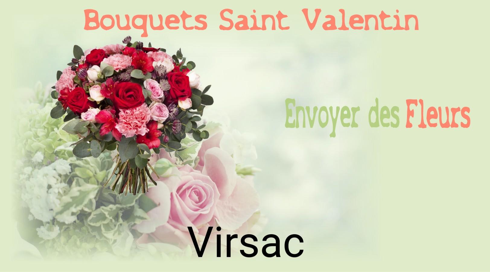 Roses de Saint-Valentin livrées à Virsac